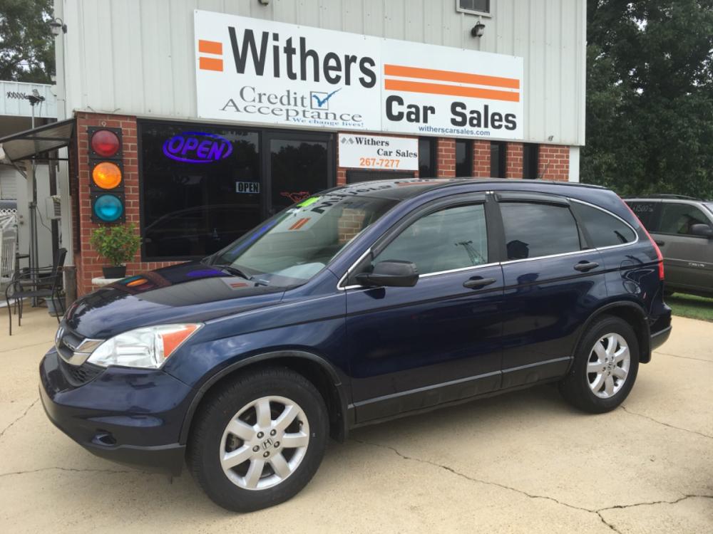 2011 Blue /Gray Honda CR-V SE 2WD 5-Speed AT (5J6RE3H49BL) with an 2.4L L4 DOHC 16V engine, 5-Speed Automatic transmission, located at 204 Hwy. 16 East, Carthage, MS, 39051, (601) 267-7277, 0.000000, 0.000000 - Photo #0