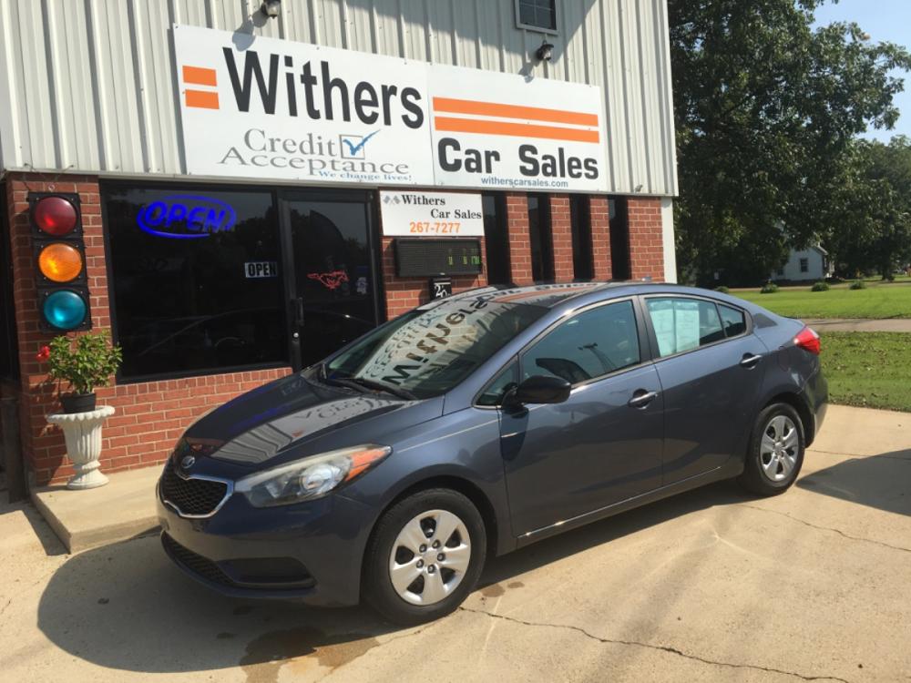 2014 Gray /Gray Kia Forte LX A6 (KNAFK4A62E5) with an 1.8L L4 DOHC 16V engine, 6-Speed Automatic transmission, located at 204 Hwy. 16 East, Carthage, MS, 39051, (601) 267-7277, 0.000000, 0.000000 - Photo #0