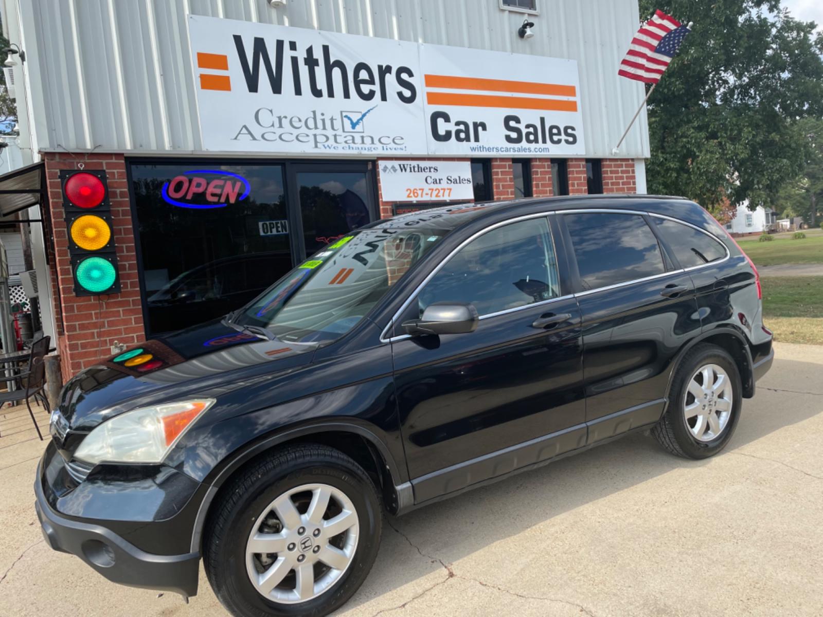 2009 Black /Black Honda CR-V EX 2WD 5-Speed AT (3CZRE38569G) with an 2.4L L4 DOHC 16V engine, 5-Speed Automatic transmission, located at 204 Hwy. 16 East, Carthage, MS, 39051, (601) 267-7277, 0.000000, 0.000000 - Photo #0