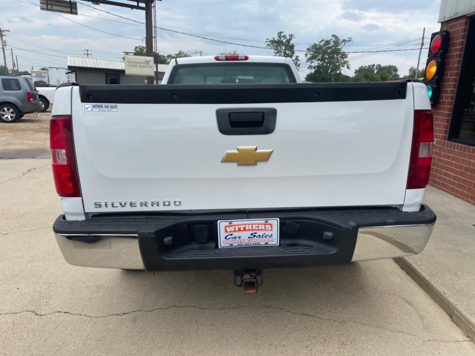 2013 White /Gray Chevrolet Silverado 1500 Work Truck 2WD (1GCNCPEX8DZ) with an 4.3L V6 OHV 12V engine, AUTO transmission, located at 204 Hwy. 16 East, Carthage, MS, 39051, (601) 267-7277, 0.000000, 0.000000 - Photo #3
