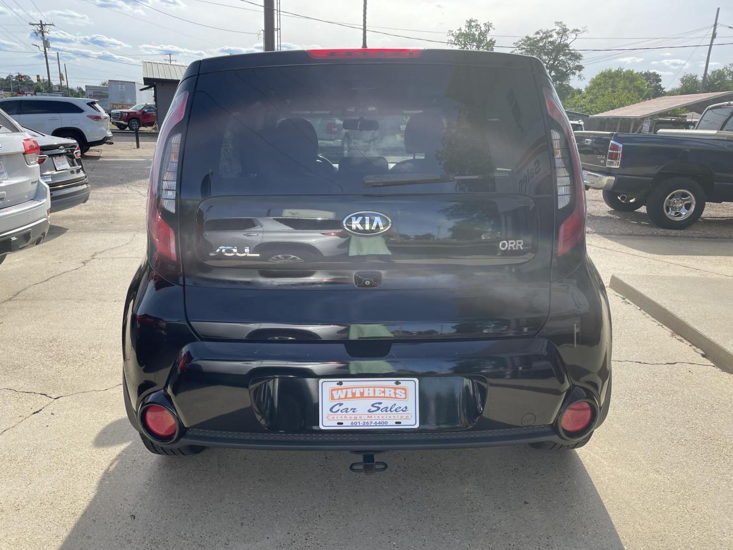 2016 Black /Black Kia Soul + (KNDJP3A58G7) with an 2.0L L4 DOHC 16V engine, 6A transmission, located at 204 Hwy. 16 East, Carthage, MS, 39051, (601) 267-7277, 0.000000, 0.000000 - Photo#3