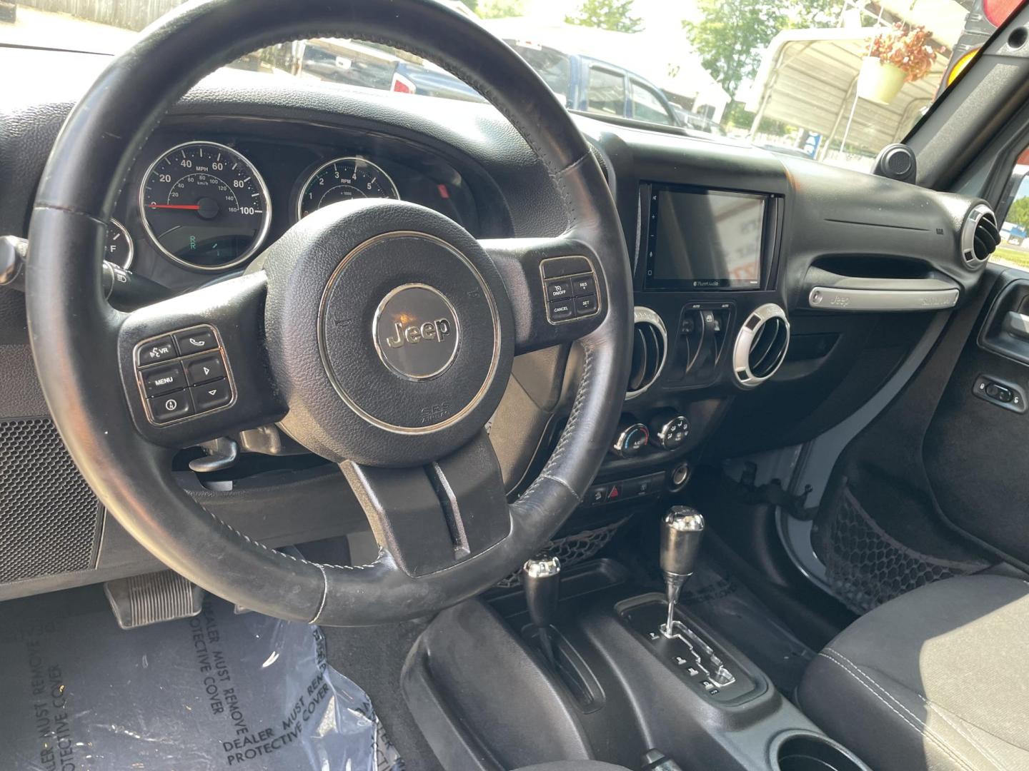 2014 Gray /Black Jeep Wrangler Sahara 4WD (1C4AJWBG7EL) with an 3.6L V6 DOHC 24V FFV engine, Auto transmission, located at 204 Hwy. 16 East, Carthage, MS, 39051, (601) 267-7277, 0.000000, 0.000000 - Photo#5