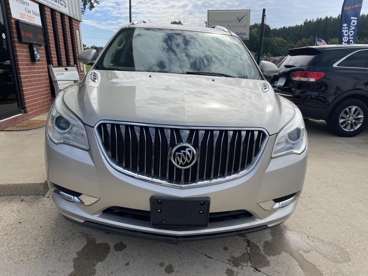 2016 Beige /Brown Buick Enclave Leather FWD (5GAKRBKD2GJ) with an 3.6L V6 DOHC 24V engine, 6-Speed Automatic Overdrive transmission, located at 204 Hwy. 16 East, Carthage, MS, 39051, (601) 267-7277, 0.000000, 0.000000 - Photo#2