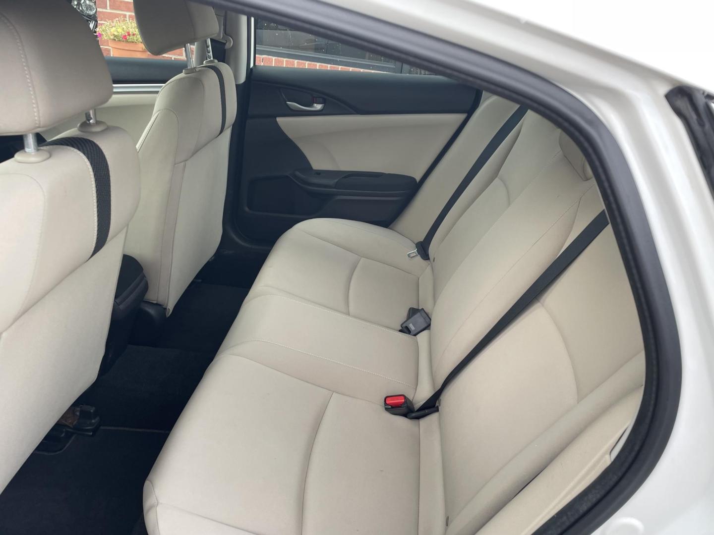 2018 White /Black Honda Civic LX Sedan CVT (2HGFC2F54JH) with an 2.0L L4 DOHC 16V engine, CVT transmission, located at 204 Hwy. 16 East, Carthage, MS, 39051, (601) 267-7277, 0.000000, 0.000000 - Photo#6