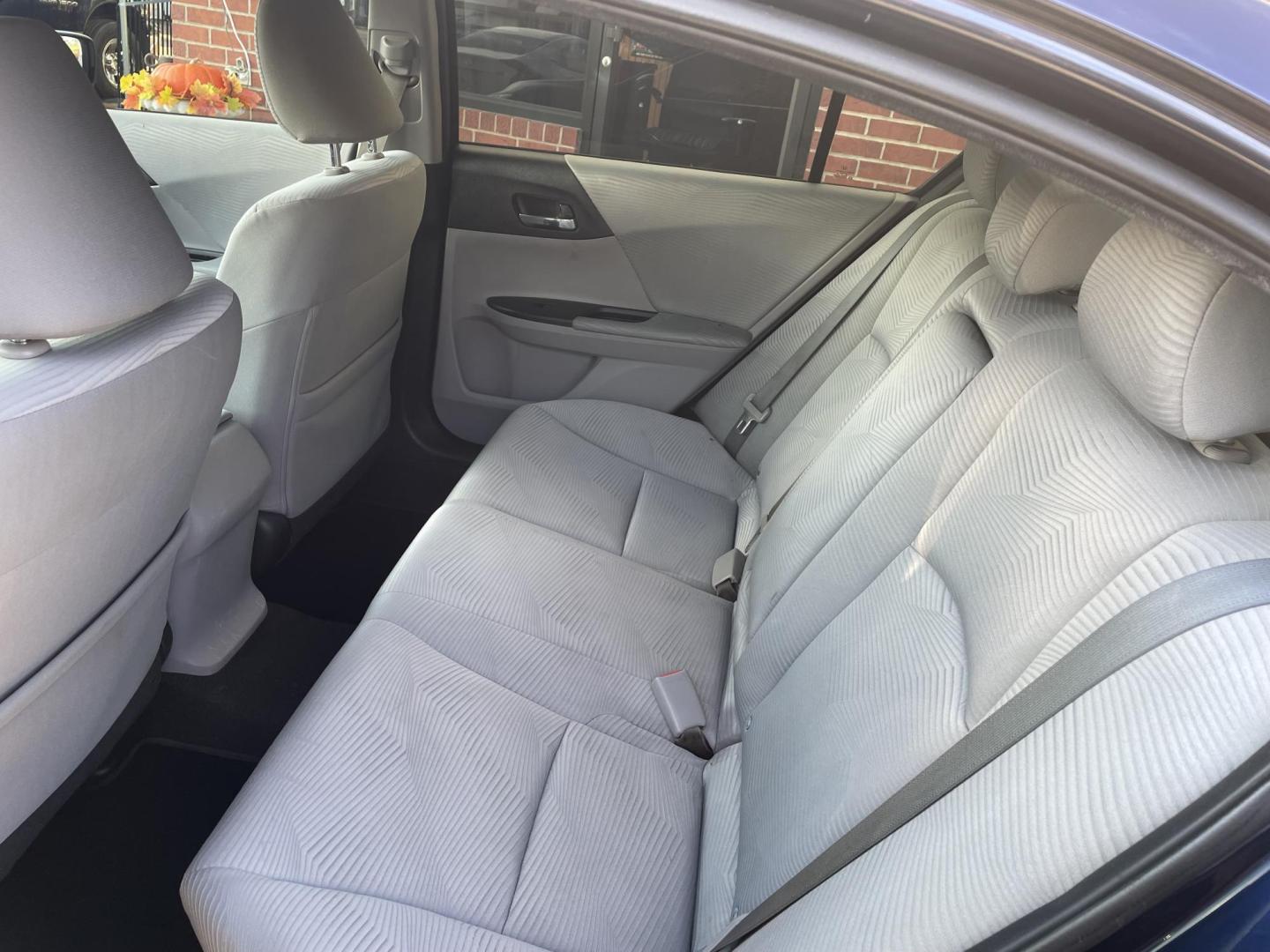 2015 Blue /Gray Honda Accord LX Sedan CVT (1HGCR2F38FA) with an 2.4L L4 DOHC 16V engine, Continuously Variable Transmission transmission, located at 204 Hwy. 16 East, Carthage, MS, 39051, (601) 267-7277, 0.000000, 0.000000 - Photo#5