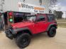 2015 Red /Black Jeep Wrangler Sport 4WD (1C4AJWAG8FL) with an 3.6L V6 DOHC 24V FFV engine, Auto transmission, located at 204 Hwy. 16 East, Carthage, MS, 39051, (601) 267-7277, 0.000000, 0.000000 - Photo#0