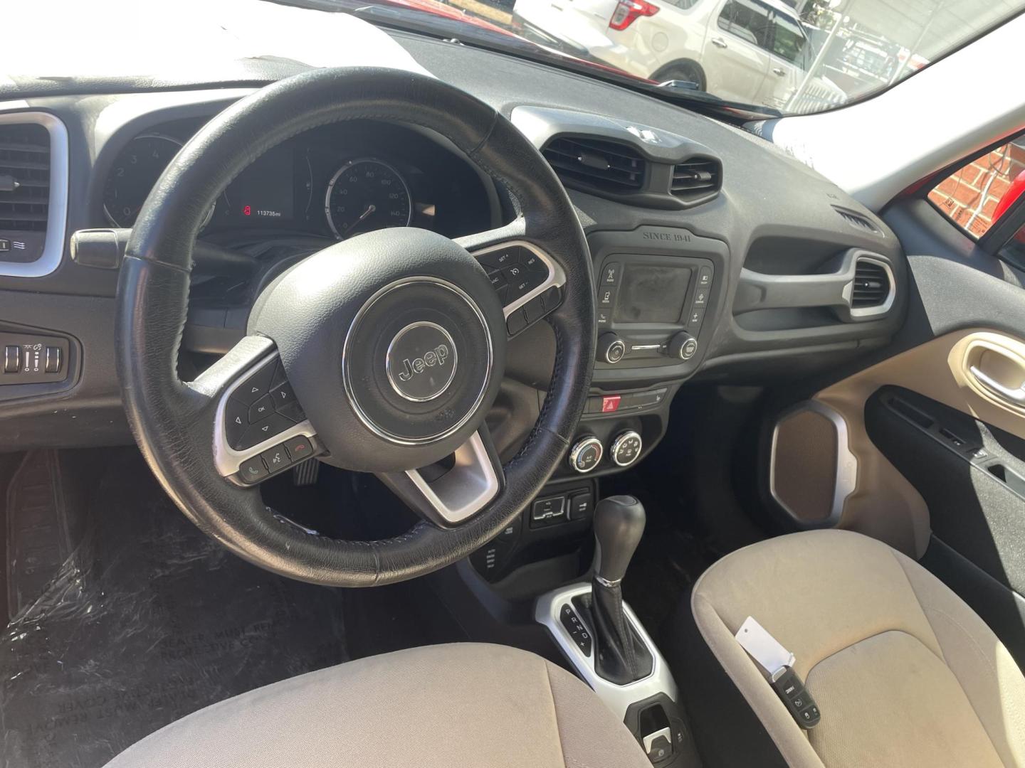 2015 RED /Black Jeep Renegade Latitude 4WD (ZACCJBBT8FP) with an 2.4L L4 engine, 6-Speed Manual transmission, located at 204 Hwy. 16 East, Carthage, MS, 39051, (601) 267-7277, 0.000000, 0.000000 - Photo#5