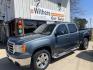 2012 Blue /Gray GMC Sierra 1500 SLT Crew Cab 2WD (3GTP1WE07CG) with an 5.3L V8 OHV 16V FFV engine, 6-Speed Automatic transmission, located at 204 Hwy. 16 East, Carthage, MS, 39051, (601) 267-7277, 0.000000, 0.000000 - Photo#0
