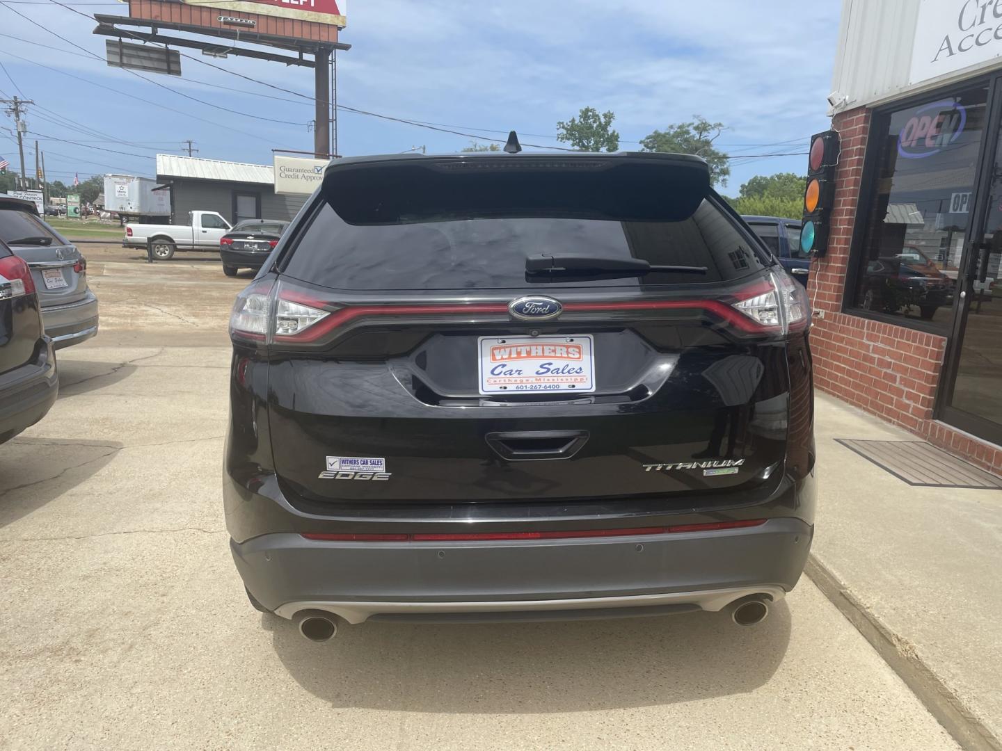 2017 Black /Gray Ford Edge Titanium (2FMPK3K91HB) with an 2.0L L4 DOHC 16V engine, 6A transmission, located at 204 Hwy. 16 East, Carthage, MS, 39051, (601) 267-7277, 0.000000, 0.000000- Photo#3