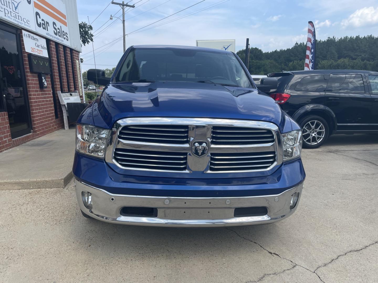 2019 Blue /Gray RAM 1500 SLT Crew Cab SWB 2WD (1C6RR6LT7KS) with an 5.7L V8 OHV 16V engine, 8A transmission, located at 204 Hwy. 16 East, Carthage, MS, 39051, (601) 267-7277, 0.000000, 0.000000- Photo#3