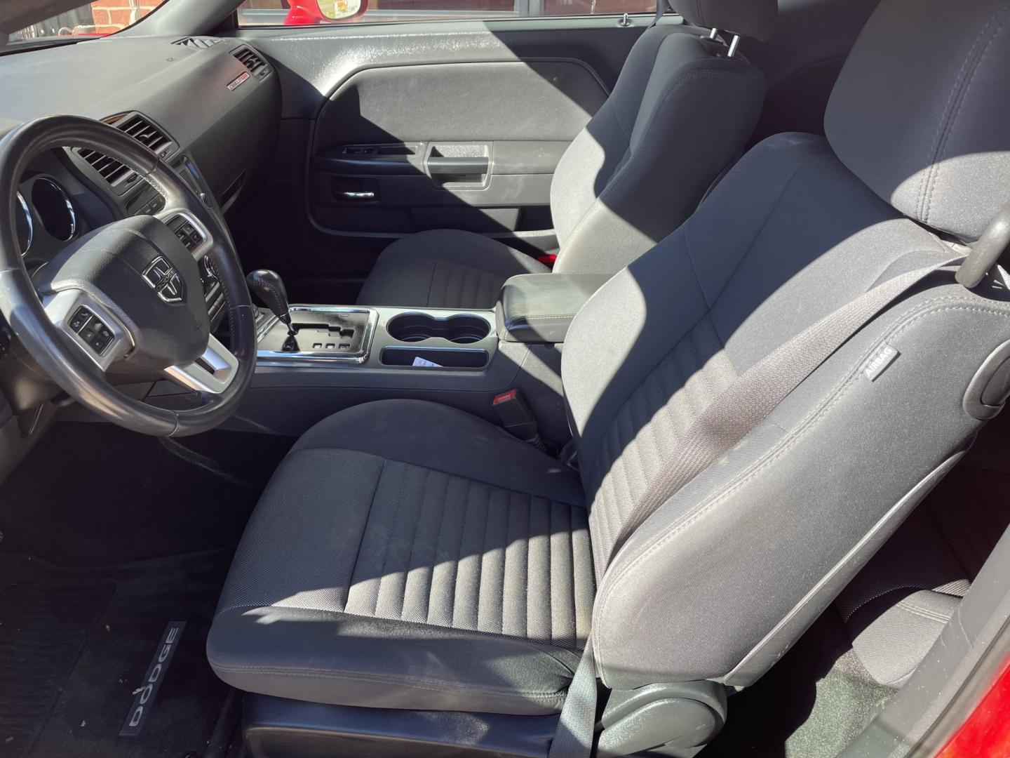 2014 RED /Black Dodge Challenger SXT (2C3CDYAG0EH) with an 3.6L V6 DOHC 24V engine, 5-Speed Automatic transmission, located at 204 Hwy. 16 East, Carthage, MS, 39051, (601) 267-7277, 0.000000, 0.000000- Photo#4