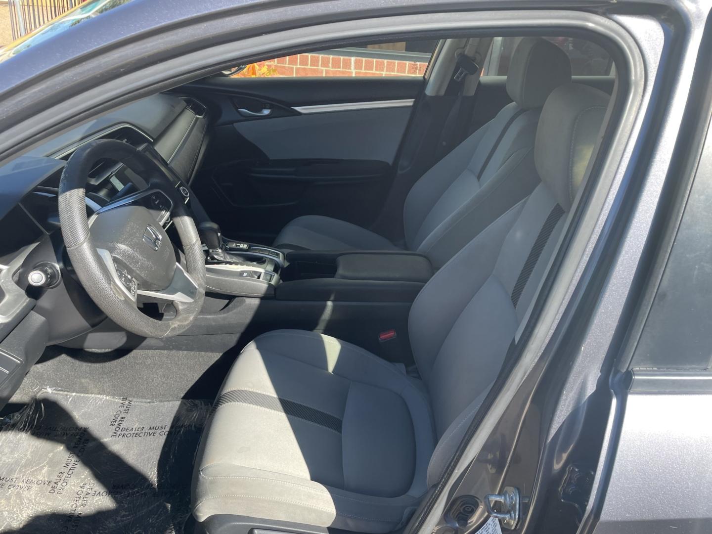2018 Gray /Gray Honda Civic EX Sedan CVT (2HGFC2F79JH) with an 2.0L L4 DOHC 16V engine, CVT transmission, located at 204 Hwy. 16 East, Carthage, MS, 39051, (601) 267-7277, 0.000000, 0.000000- Photo#4